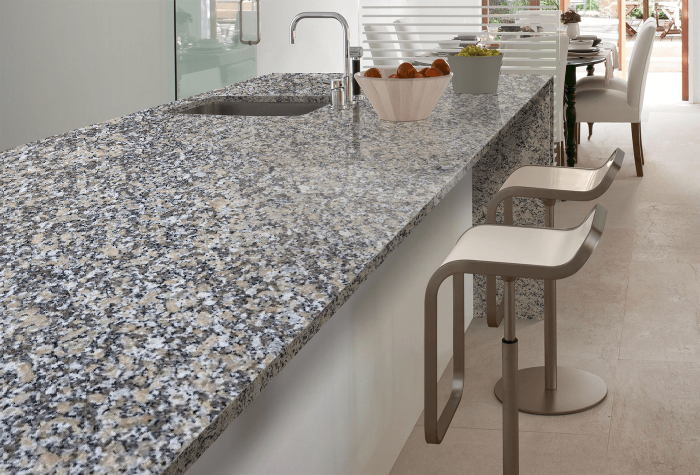 Natural stone surface application for residential and commercial interiors