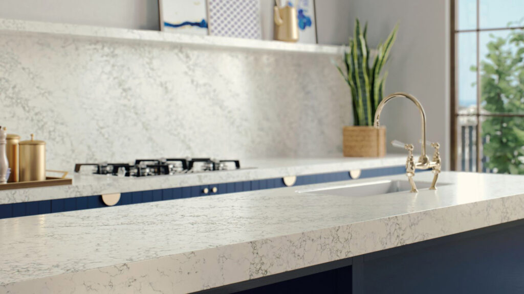 Natural stone surface application for residential and commercial interiors