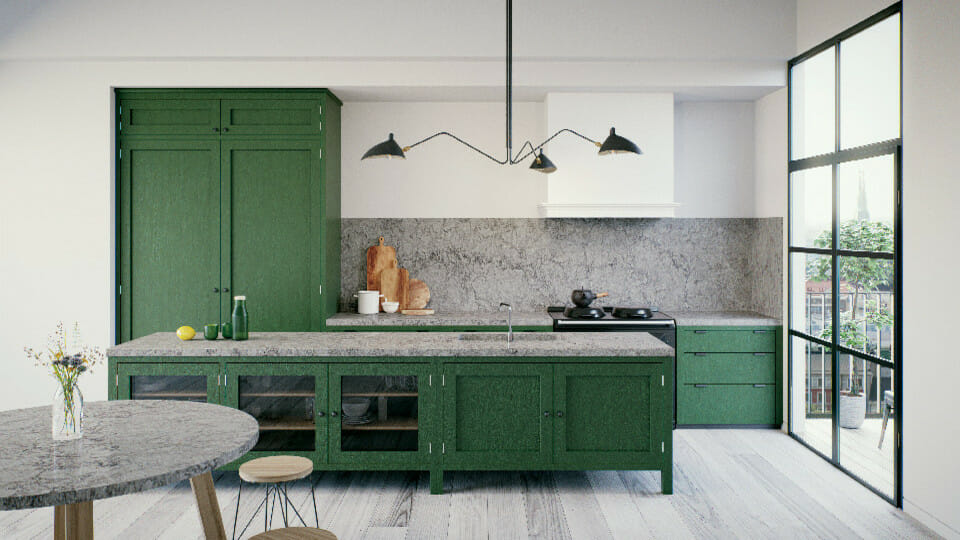 Natural stone surface application for residential and commercial interiors