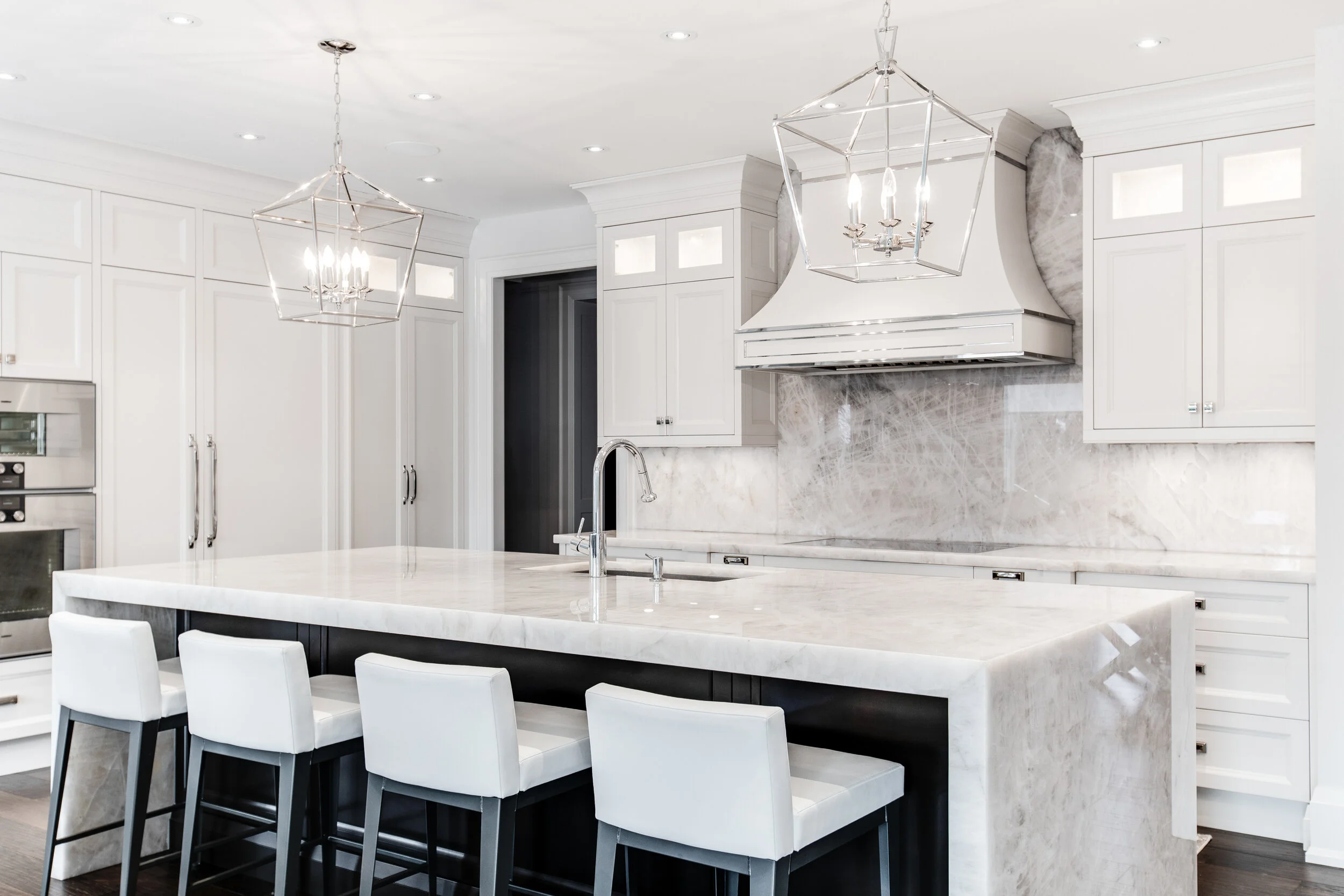 Natural stone surface application for residential and commercial interiors