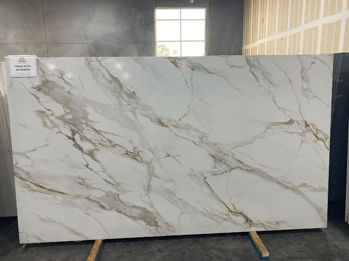 Stone slab warehouse and material handling at Stone Surfaces USA